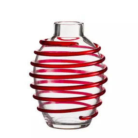 Vaso Carlo Moretti I Piccoli Rosso Ed. Limitata 21x14cm