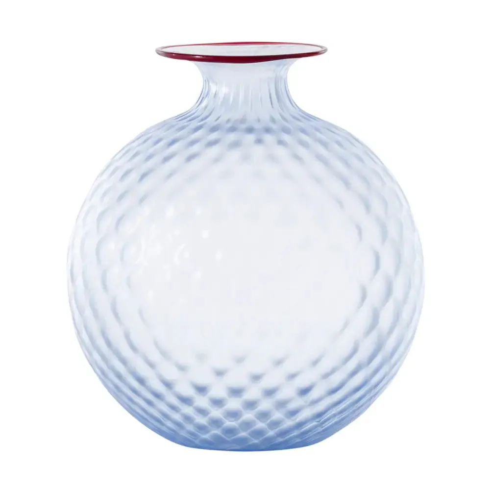 Vaso Venini Balloton Iceberg Sabbiato Piccolo 16,5 cm 100.16